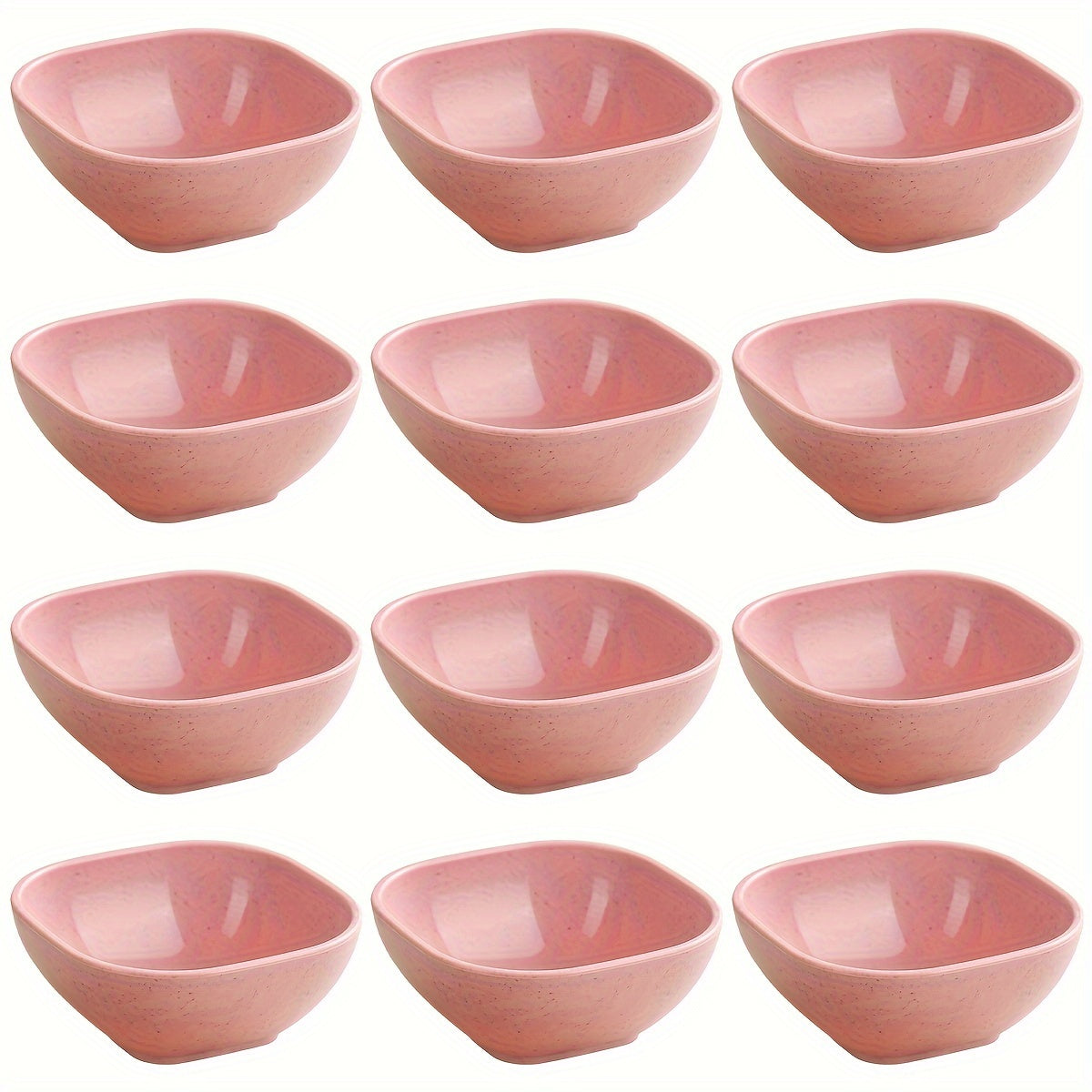 8 to 12 square sauce bowls for Korean, Chinese, and Middle Eastern styles.