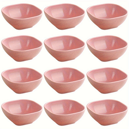 8 to 12 square sauce bowls for Korean, Chinese, and Middle Eastern styles.