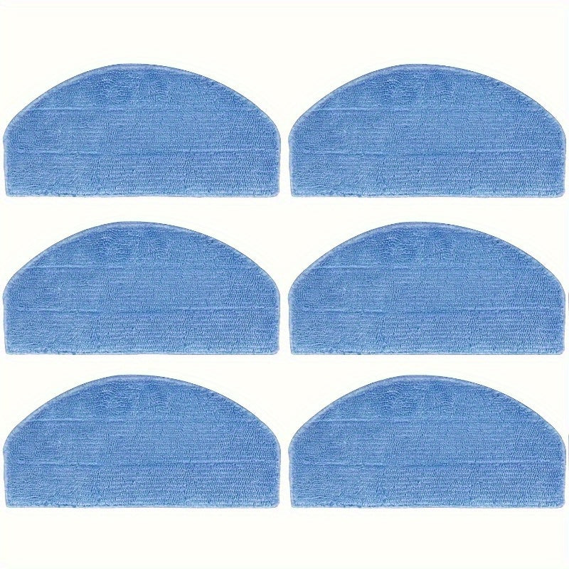 Get a pack of 6 microfiber mop cloths designed for use with Tikom G8000/G8000 Pro Robot Vacuum Cleaner. These cloths are also compatible with Honure G20 and Laresar Evol 3 models, providing high absorption for efficient floor cleaning.