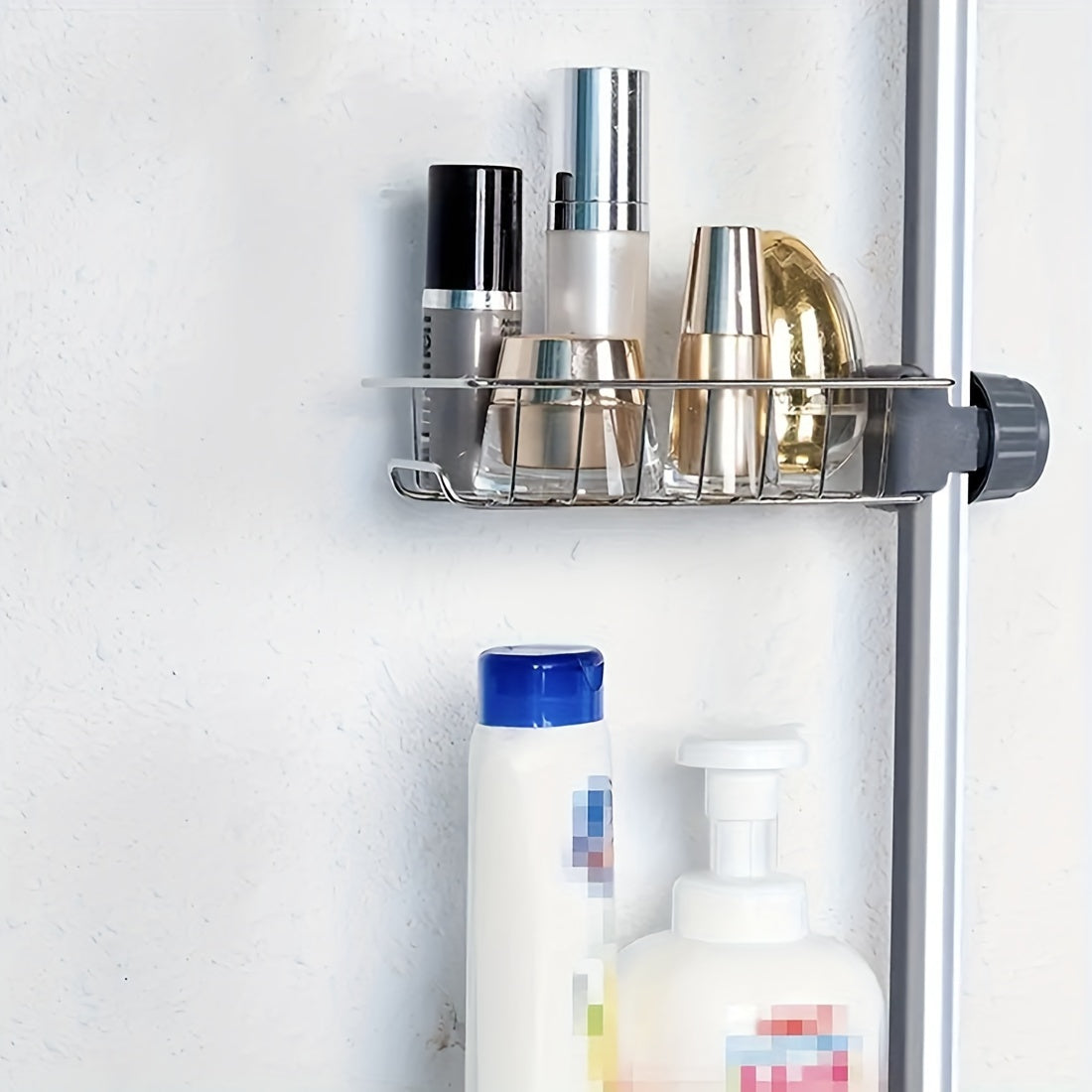 Convenient Stainless Steel Faucet Caddy - Kitchen Sink Organizer with Sponge & Cloth Holder, Dishwashing Basket - A Must-Have for Bathroom & Kitchen Organization