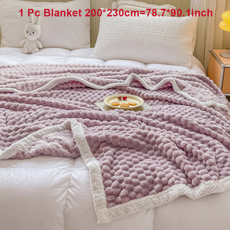 Soft and cozy fleece blanket for couch, sofa, office, bed, camping, and traveling. Perfect birthday or holiday gift for boys, girls, and adults. Great for home decor during the holidays.