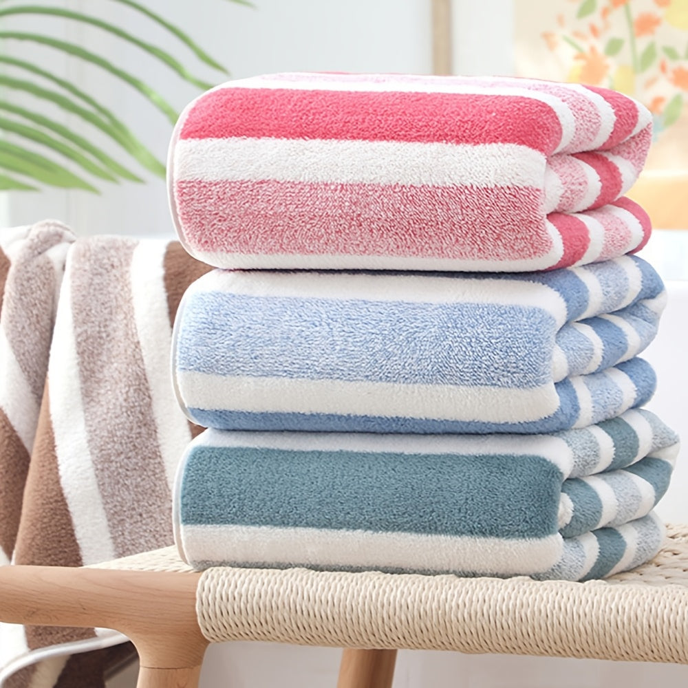 1/2 pack of 68.58 x 137.16 cm microfiber bath towel set. Ultra soft, highly absorbent, lightweight, and quick drying. Perfect for body, sport, yoga, spa, and fitness.