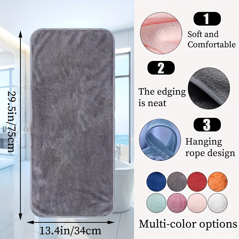 Soft and comfortable microfiber hand towel set with good water absorption, suitable for family, shower, fitness, and sauna. Available in multi-color options.