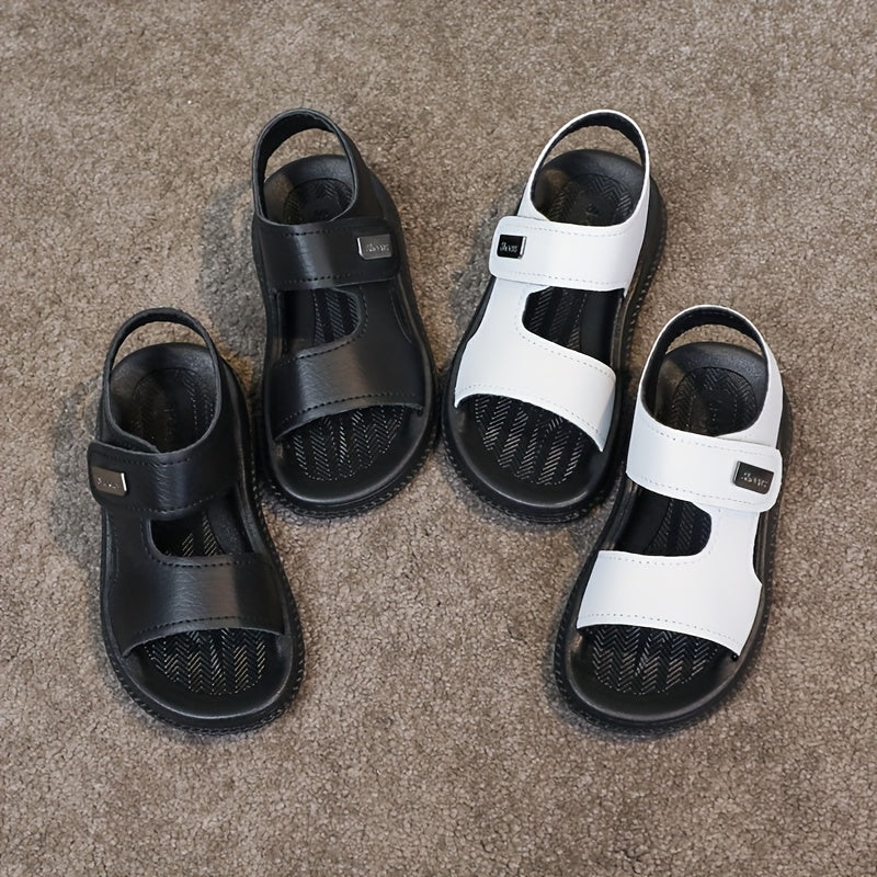 2024 Boys' Summer Sandals - Non-Slip, Soft Sole, Open Toe Beach Shoes, Strappy Design