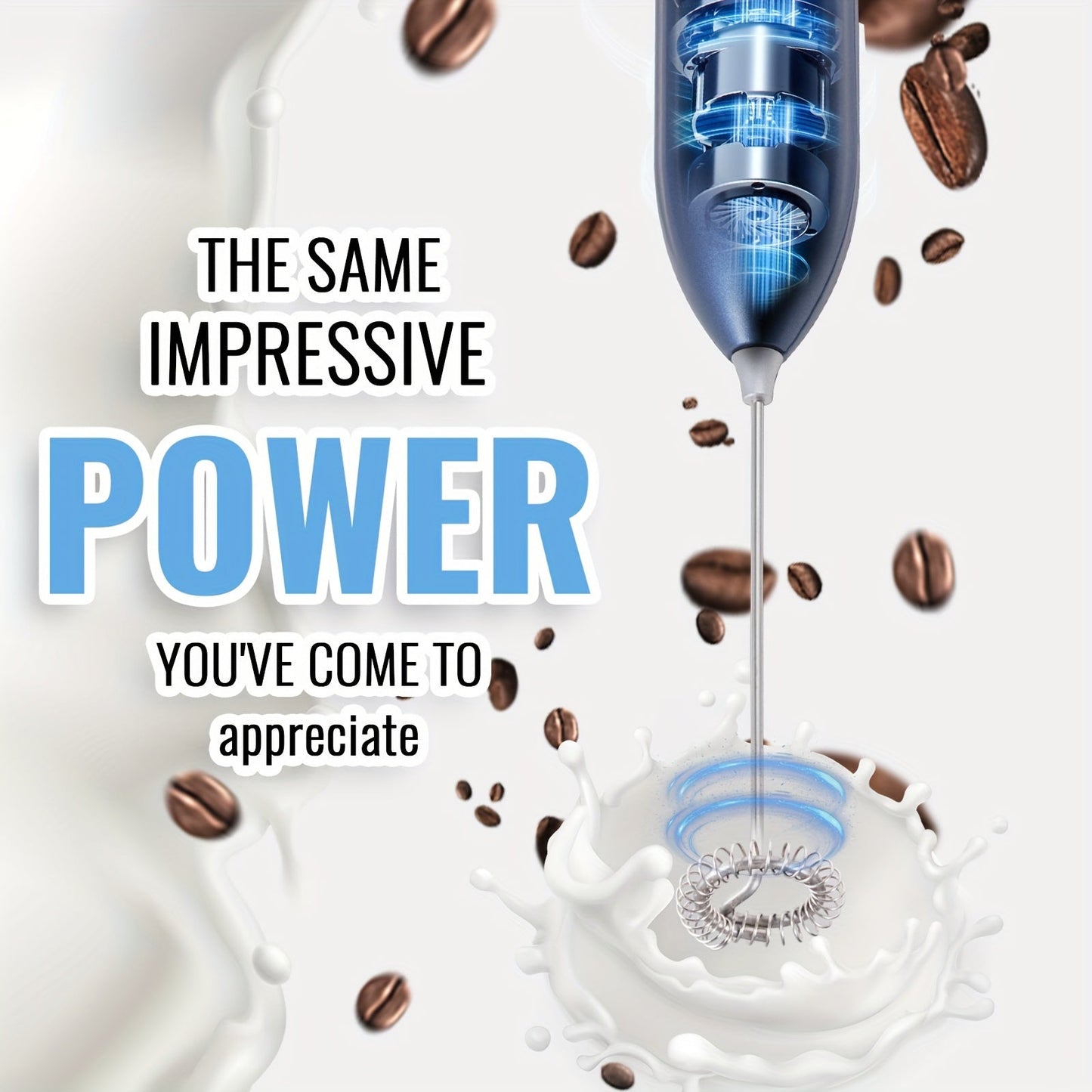 The Lalayuan Electric Milk Frother is a compact and convenient way to froth milk for your favorite drinks. This mini milk foamer is battery operated (batteries not included) and made with stainless steel for durability. It can be used to mix drinks like