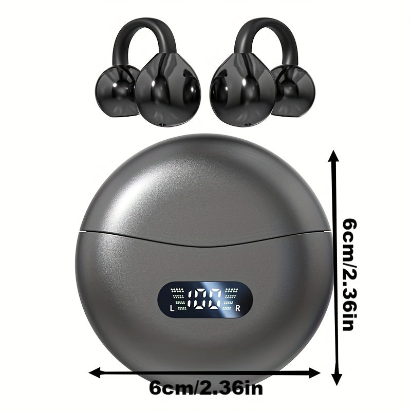 Ksluxirt 2025 New TWS Wireless Earphones with Mic, Touch Control for Sports Running, Gift for Boyfriend and Girlfriend