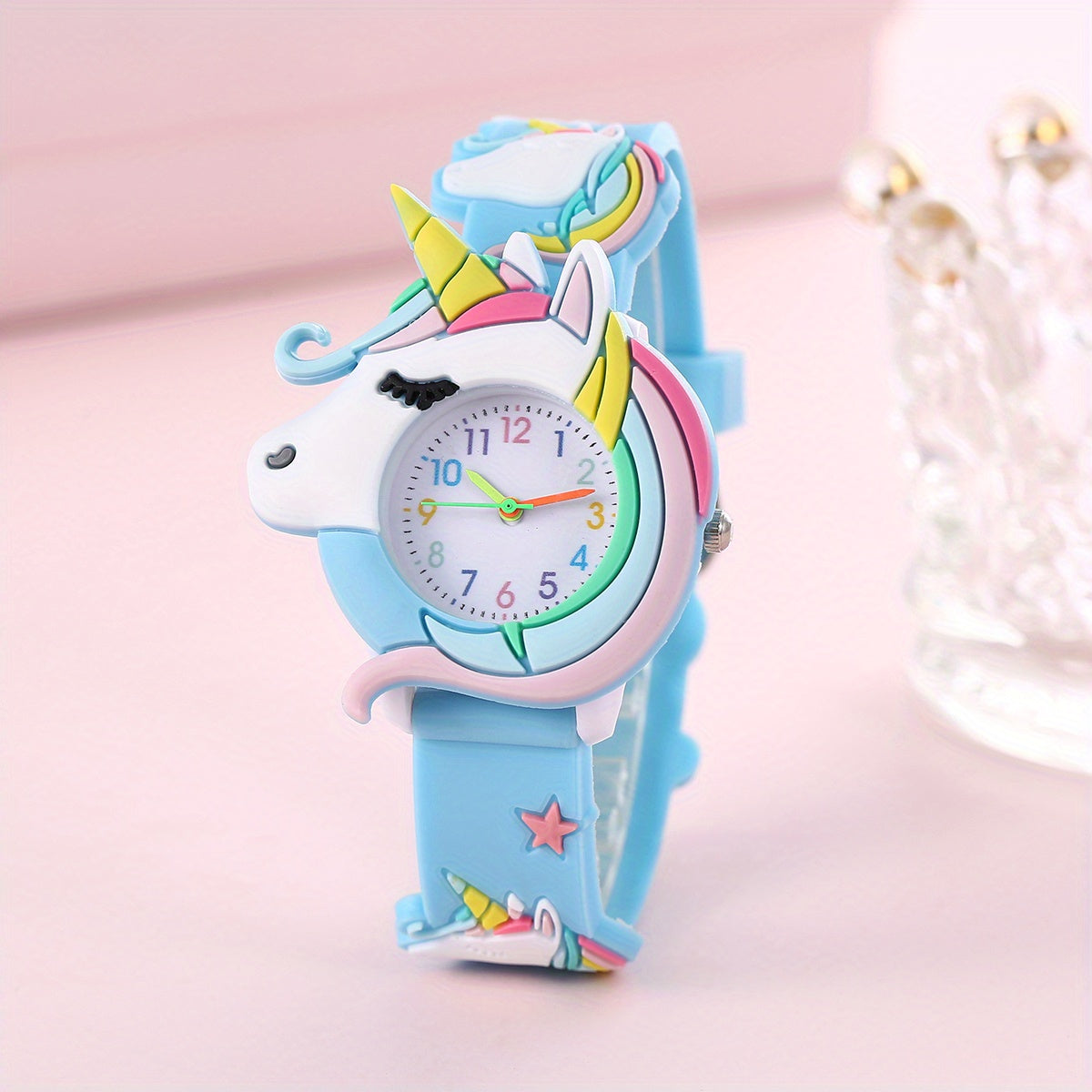 Children's silicone cartoon watch gift for kids.