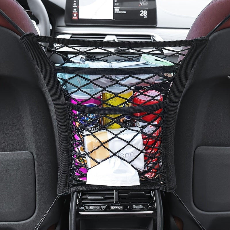 Car Seat Storage Net Pocket for Child Safety and Organization