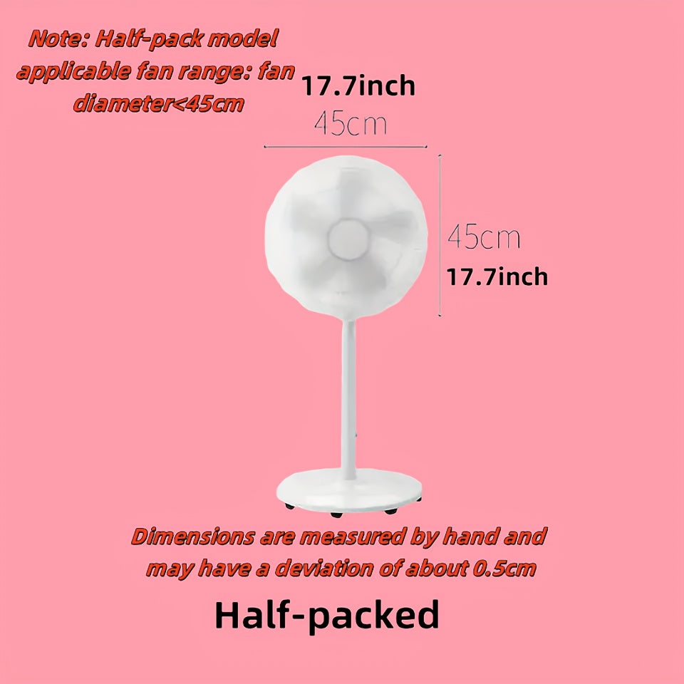 Protective Fan Cover for Non-Working Fans - Waterproof, Dustproof, Easy to Install Universal Fan Cover