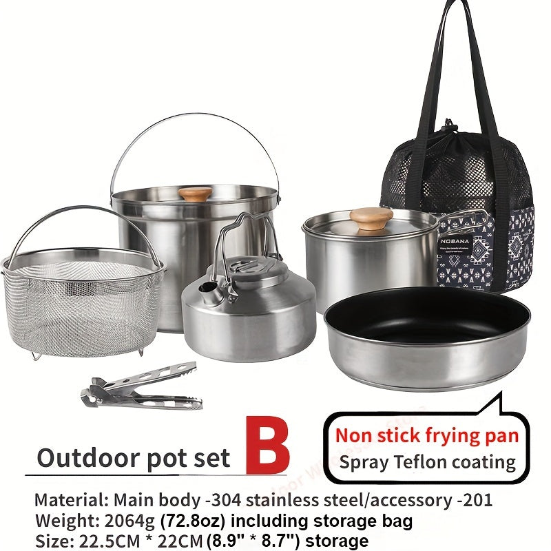 Pot Set made of 304 Stainless Steel