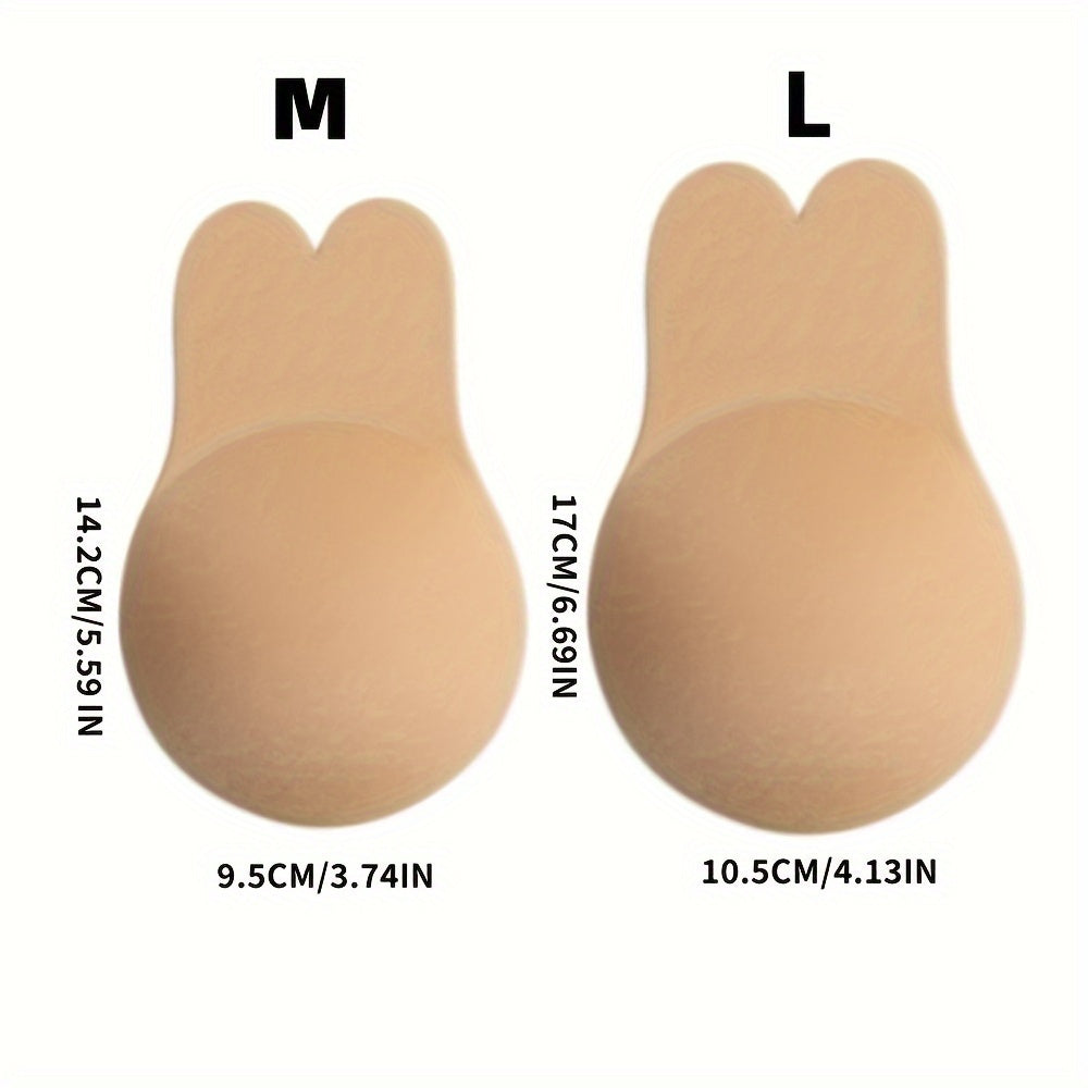 2 pairs of invisible self-adhesive push up nipple covers for women.