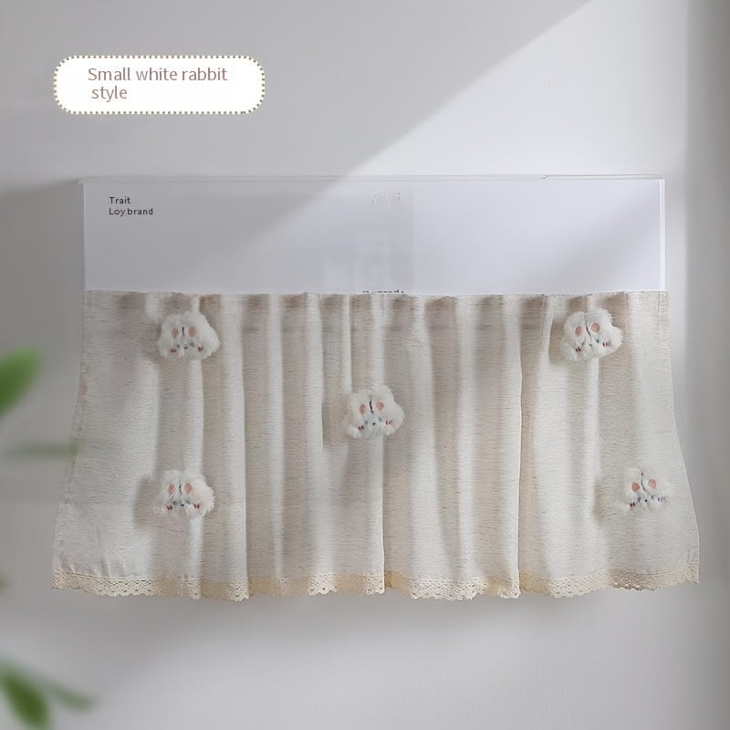 1 or 2 pieces of Air Conditioner Windshield Curtain in Princess Style, ideal for keeping dust out and adding a touch of glamour to your home. A must-have household gadget.