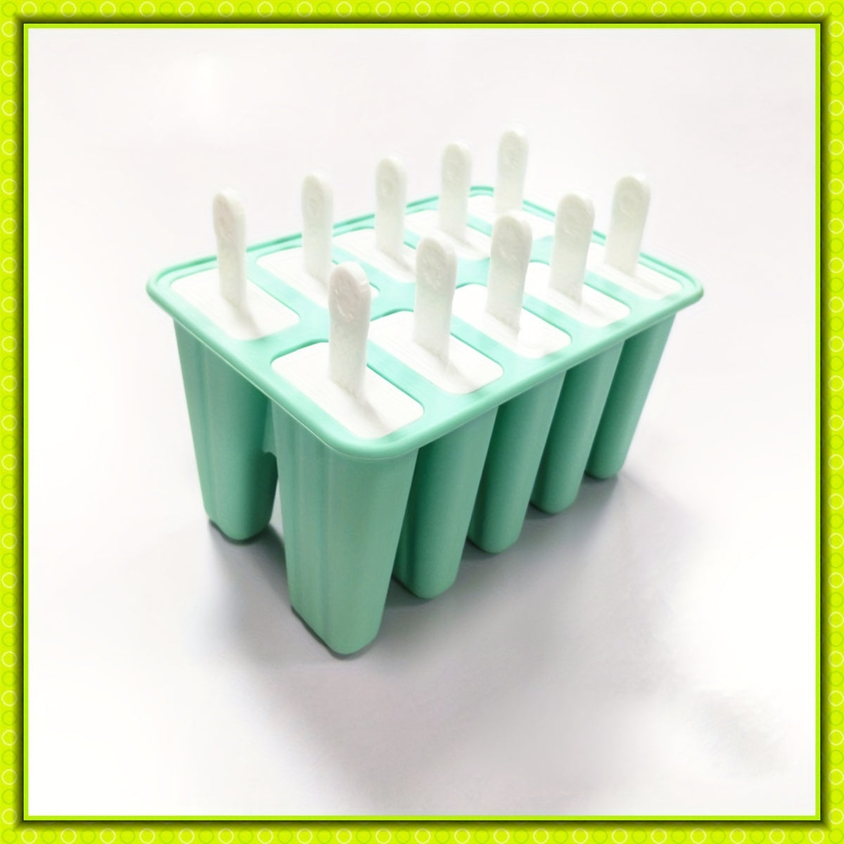 1 Popsicle Mold Set - Create unique frozen treats with this versatile silicone mold for ice cream, popsicles, and more. This household essential is perfect for making safe and delicious desserts. A must-have for any kitchen!