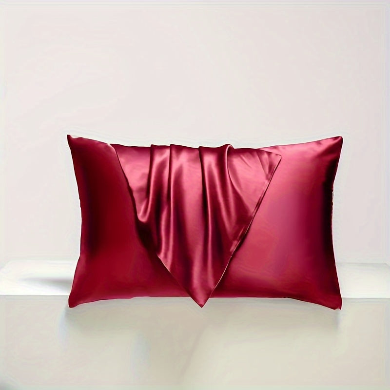 Upgrade your bedroom and sofa with this high-quality solid color satin pillowcase, designed to protect your hair and skin. Soft, breathable, and luxurious, this pillowcase will add a touch of elegance to your home décor. (Pillow not included)