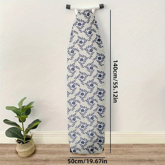 Protect your ironing board with this protective cover designed with edge heat protection. Compatible with standard size 38.16x137.16cm boards (board not included). A must-have household gadget for keeping your ironing board looking new.