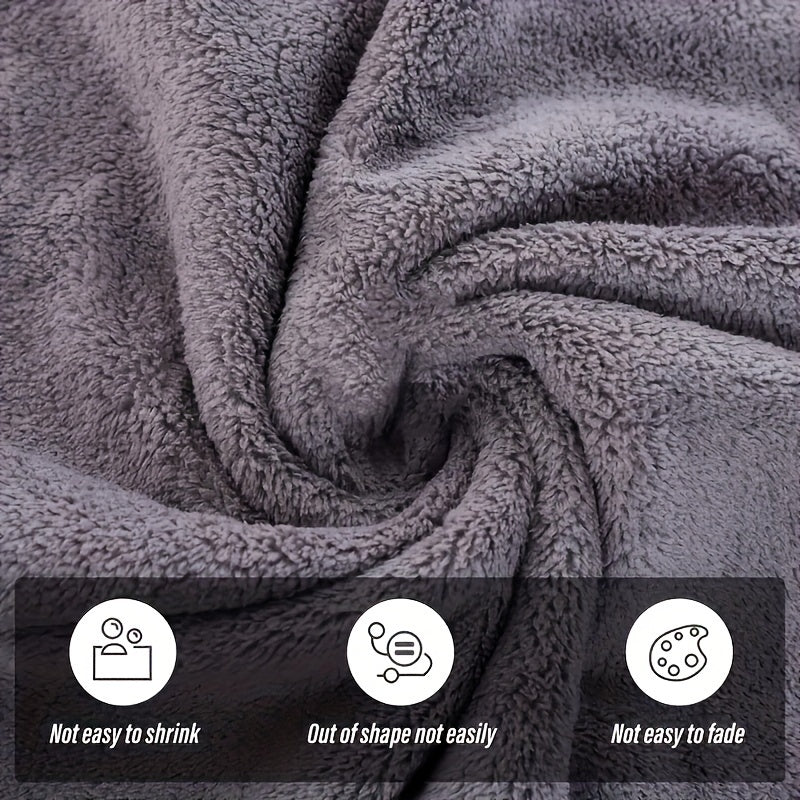 1pc Oversized Bath Towel, Absorbent, Quick-drying, Super Soft & Skin-friendly, Ideal for Home Bathroom