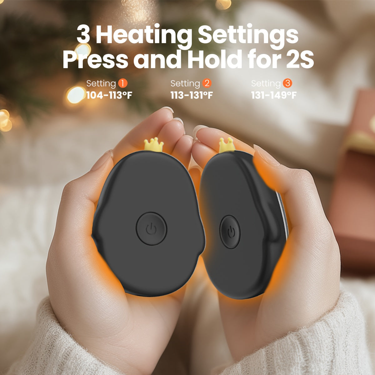 Get your hands on the 2-Pack of GAIATOP Penguin Hand Warmers! These compact USB rechargeable 5W mini hand warmers come with a powerful 3600mAh lithium battery for quick charging and long-lasting warmth in cold outdoor weather. They also make the perfect