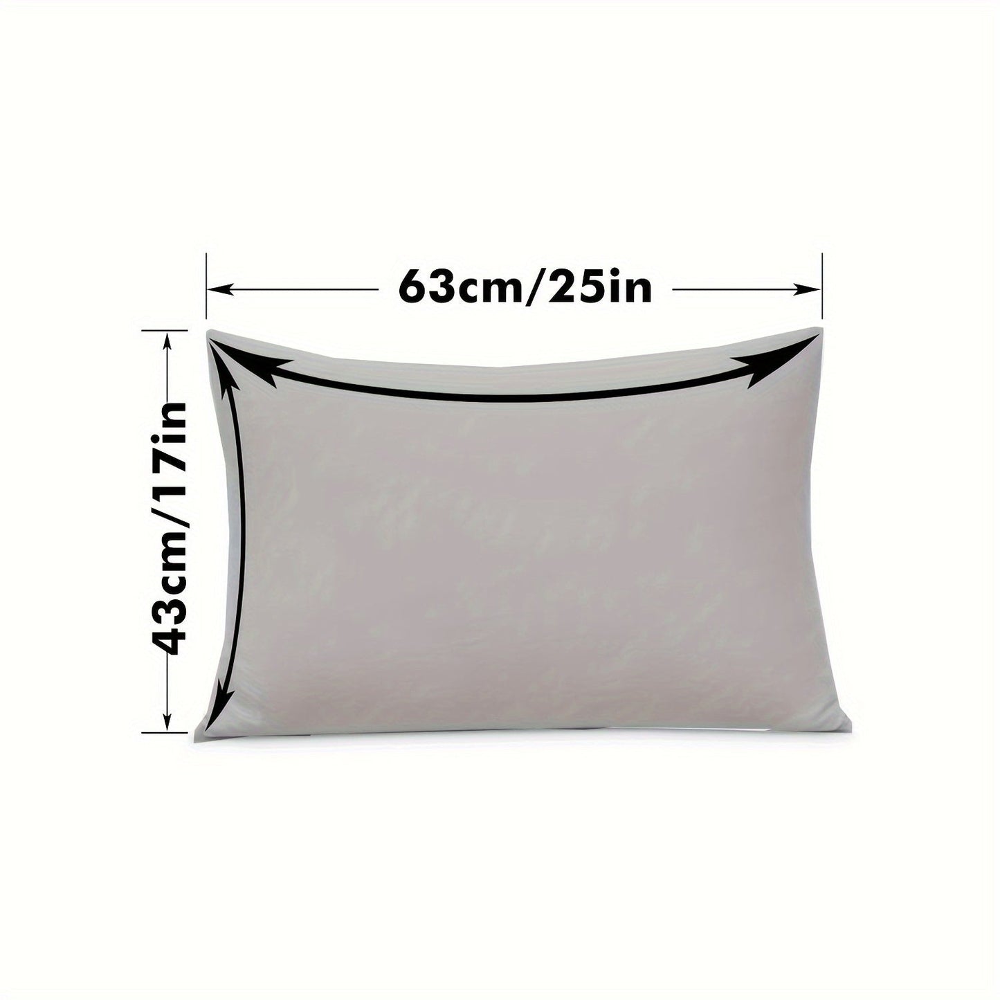 Water-resistant Grey Universal Pillow Protector Cover made from durable, stain-resistant 100% polyester fabric. Machine washable and suitable for home, hotel, or dorm use. Weighing 105gsm.