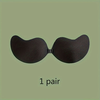 Silicone nipple covers: invisible adhesive push-up pasties for women's lingerie.