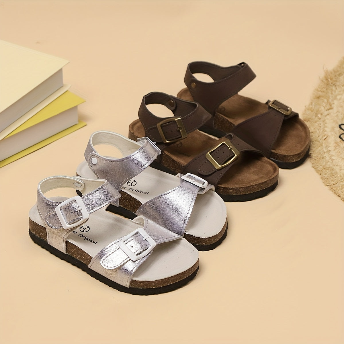 Kids' Cork Sandals for Summer