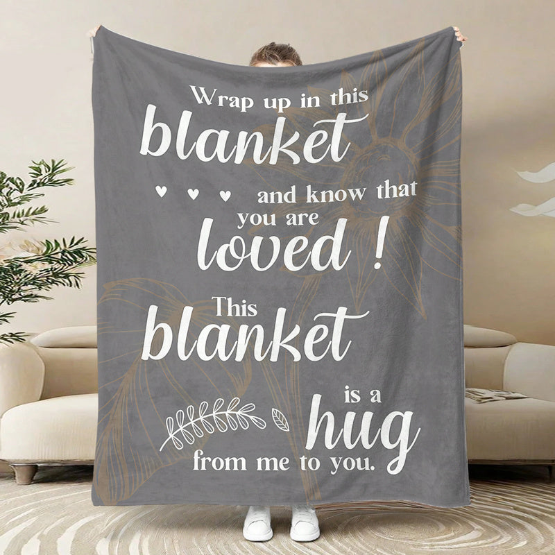 Inspirational Cuddle Blanket for a Speedy Recovery - Luxuriously Soft and Cozy Flannel Throw for Bed, Sofa, Office, or Camping | Ideal Motivational Gift for Him or Her