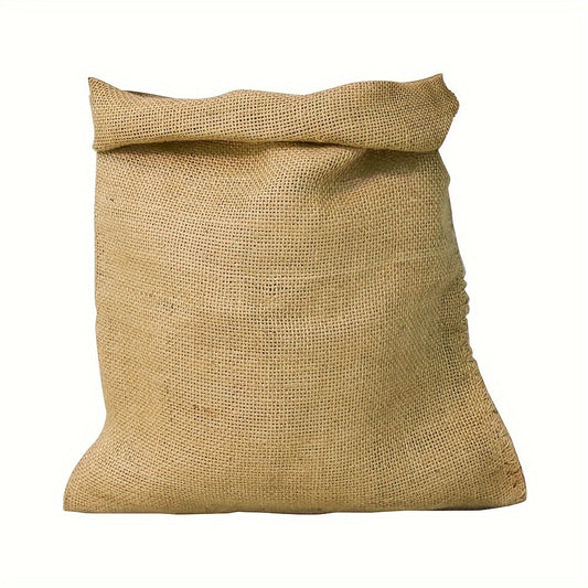 Set of 3 Burlap Sacks - Durable Multi-Use Jute Bags for Storage, Gardening, Flood Control, and Transporting Food Grains