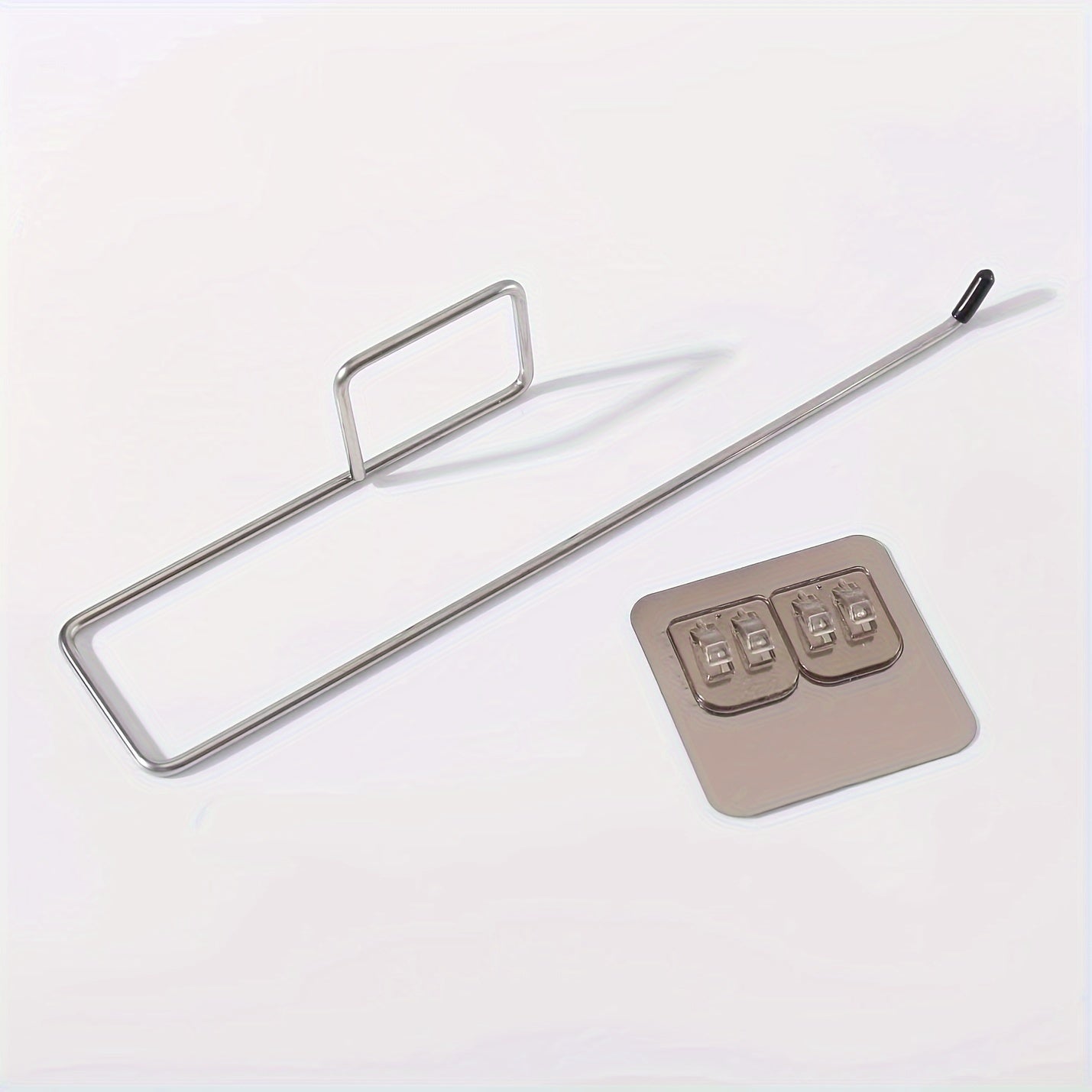 Stainless Steel Kitchen Towel Hooks for a Casual Style – Easily Mounted on the Wall with a Polished Finish. Simple Installation and Versatile Use as a Towel Holder in the Kitchen or Bathroom.