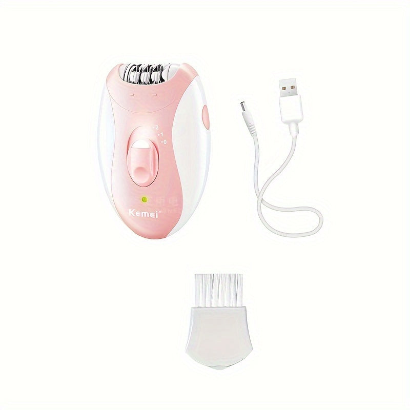 Kemei KM-189B Hair Removal Device: stylish, portable USB shaver for private trimming.