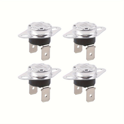 Two to three sets of dryer heater fuse thermistors DC47-00016A, comes in a pack of two, made of aluminum material. Ideal for cooking appliances, kitchen, and restaurant accessories.