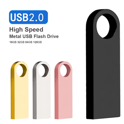 Consider a USB 2.0 flash drive with capacities 8GB to 128GB.