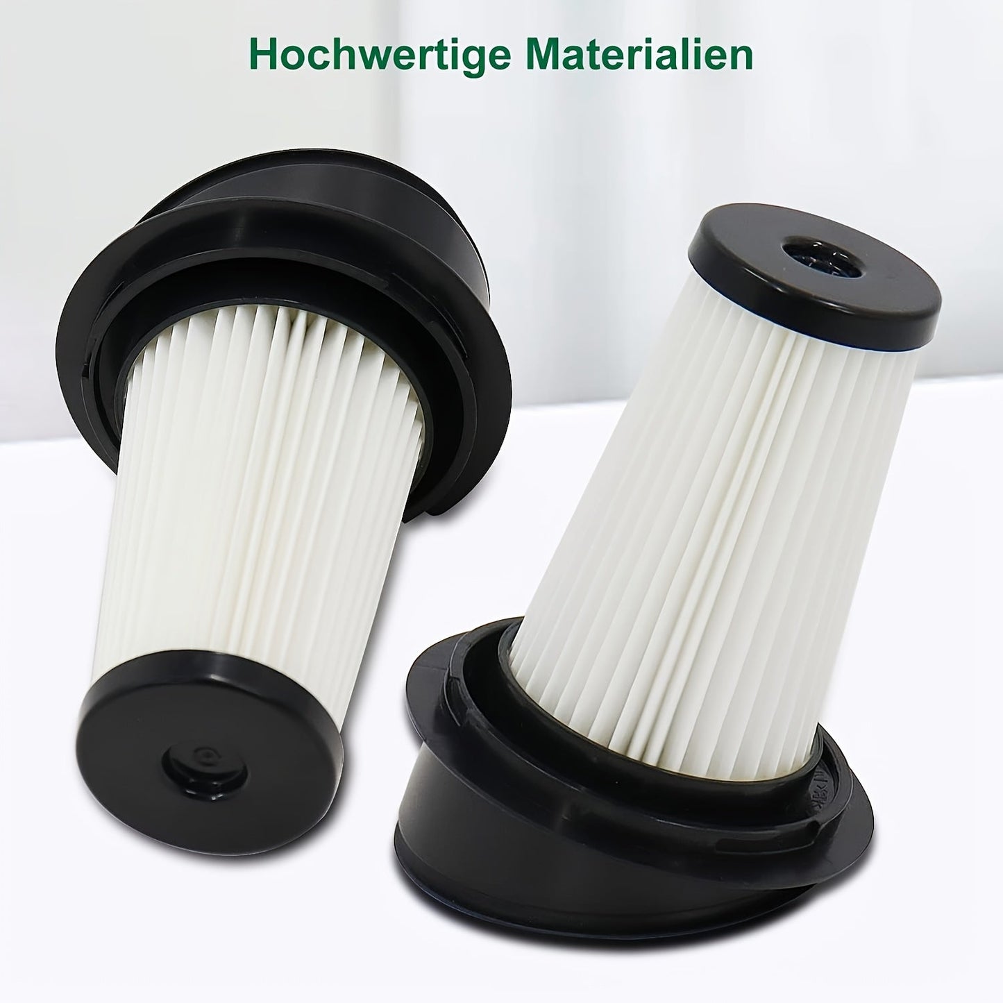 Four pieces of ZR005201 Spare Filters for Rowenta RH65xx Series Vacuums - High-Efficiency Replacement Accessories Fishone