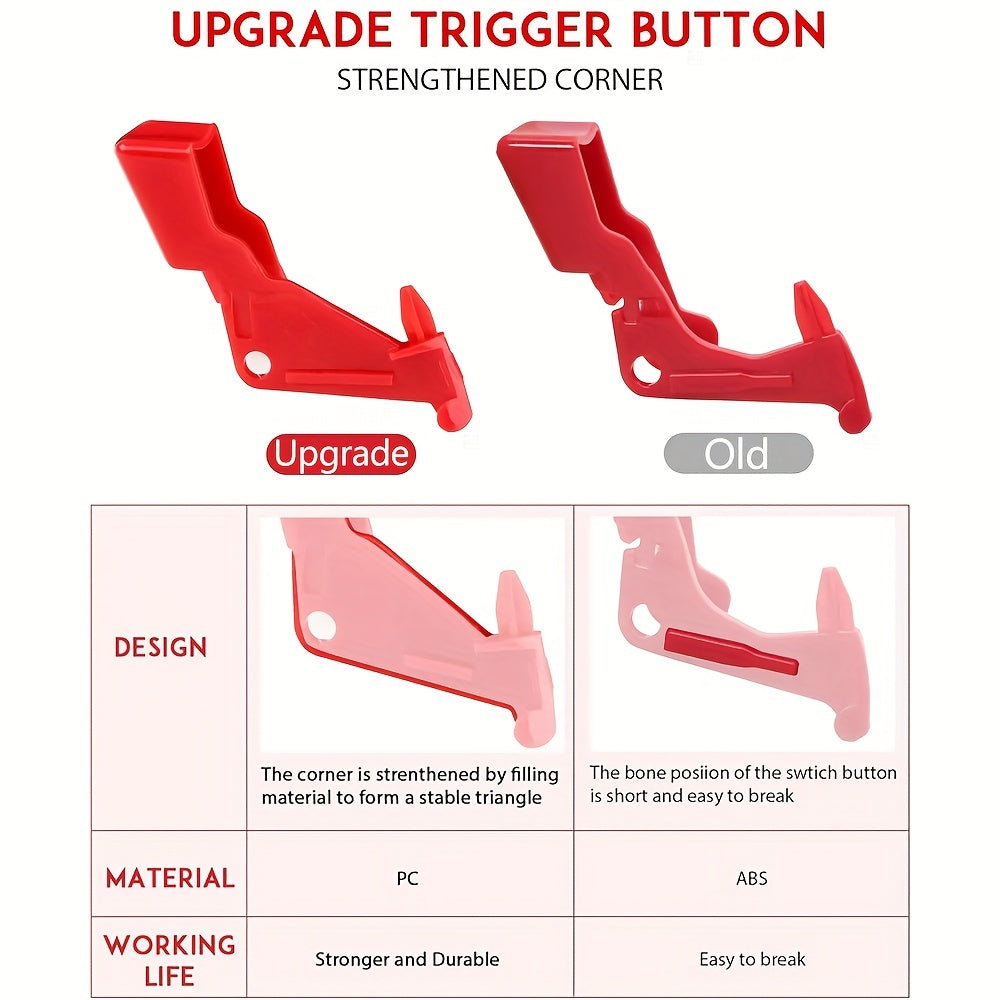 Simple-to-Install Trigger Lock for Dyson V10/V11 Vacuum Cleaners - Sturdy Power Button Alternative, Say Goodbye to Finger Discomfort