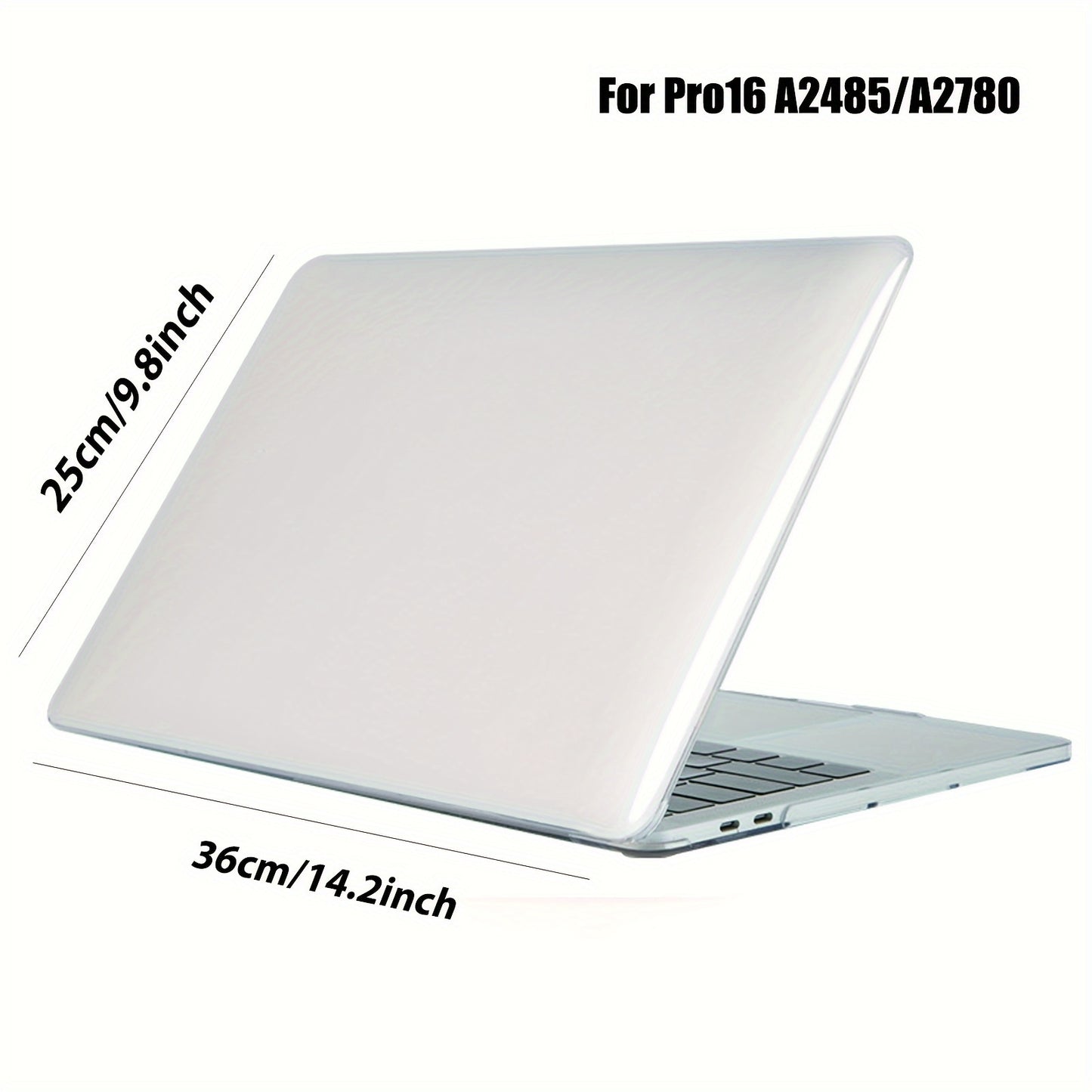 Protective case for MacBook Air/Pro, with non-slip pad and waterproof/dust-proof features. Fits models A2485, A2780, A2681, A2337, A2338.