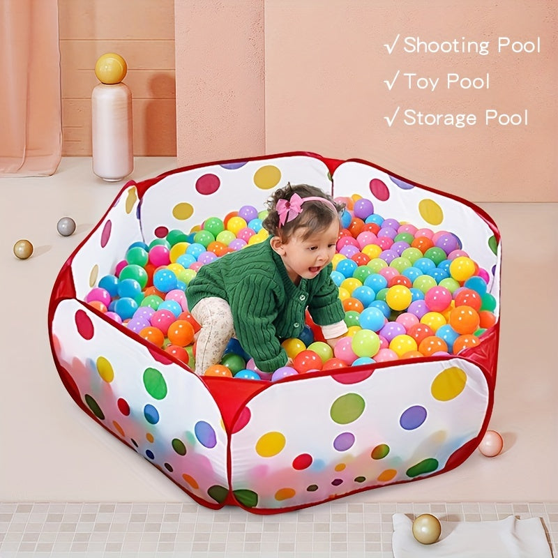 Introducing the UNICHERRY 121.92cm Pop-Up Ball Pit - a spacious play tent and crawling playpen for youngsters! This versatile toy is perfect for both indoor and outdoor fun, making it an ideal gift for young children. Featuring a charming floral design