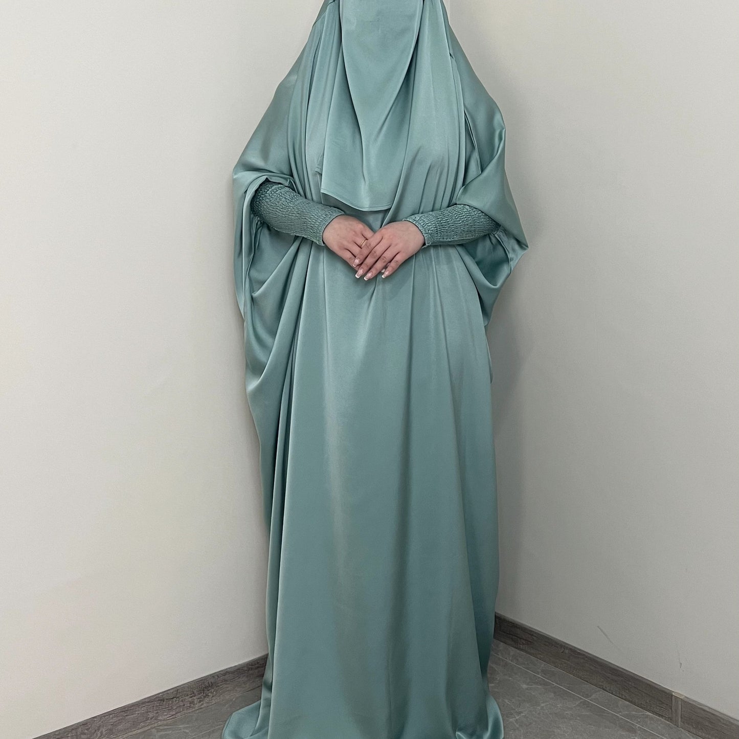 Free Size Modesty Dress with Attached Niqab