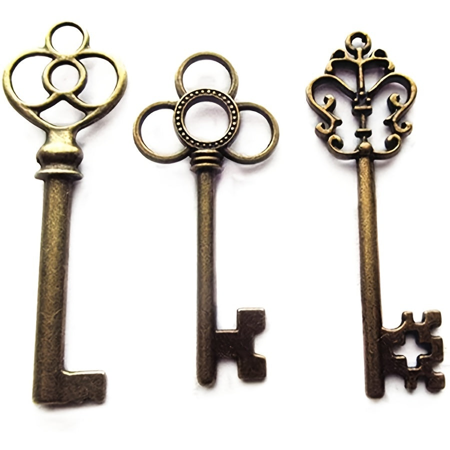 Assortment of 30 Large Skeleton Keys