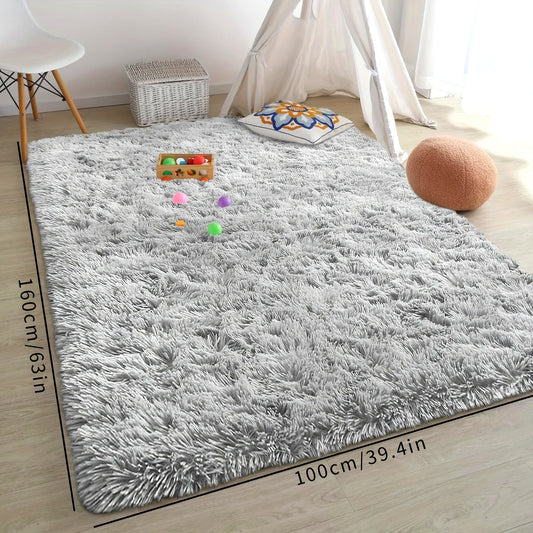 A plush carpet with thick, long hair ideal for the bedroom or living room.