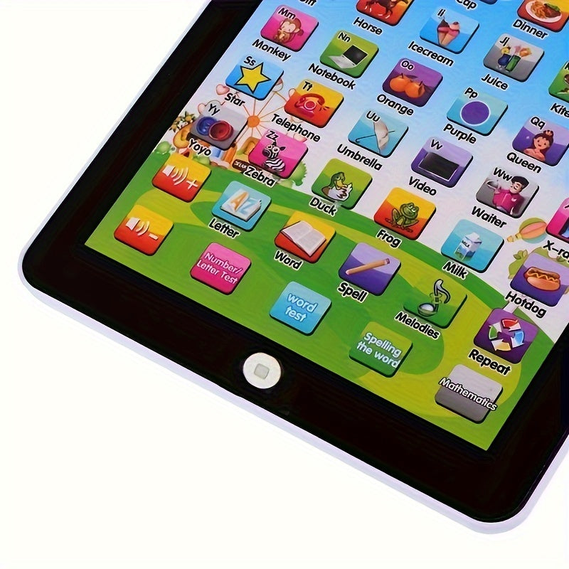 Tablet for Educational Simulations Designed for Children Ages 3 and Up, Featuring Puzzles and Interactive Parent-child Toys. Ideal Birthday, Halloween, Christmas, and Thanksgiving Gifts for Boys and Girls.