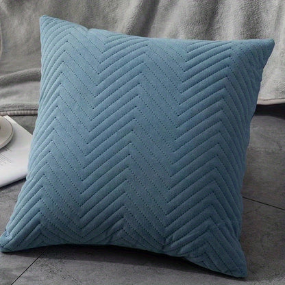 Boho-chic geometric wave pillow cover with zipper closure, hand wash only, versatile home decor for living room and bedroom in bohemian style.