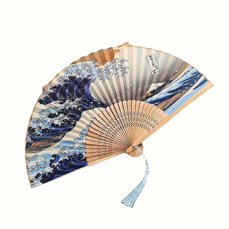 The Fan that Dances, Plastic Fan, Traditional Hanfu Fan, Gift Fan, Joyful Fan, Dancing Fan