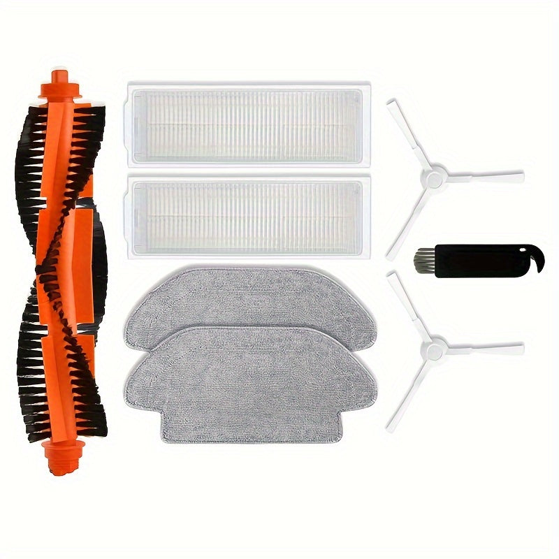 Choose from sets of 2, 4, or 8 pieces for your Xiaomi Mi Robot Vacuum Mop 2S, Mop P, Mop Pro, XMSTJQR2S, and STYTJ02YM. These replacement parts include main side brush, HEPA filter, and mop.