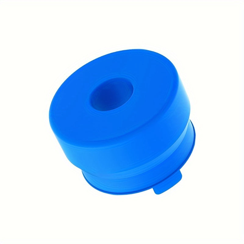 Food-grade silicone caps for various sized water jugs with wide mouths, anti-slip slot, thick plugs, and pull-tabs.