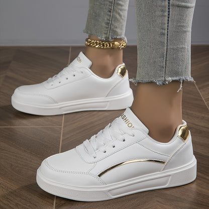 Women's lace-up sneakers with microfiber upper, breathable mesh inner, and lightweight PHYLON sole for all-season wear. Features a round toe and is perfect for spring and fall fashion.