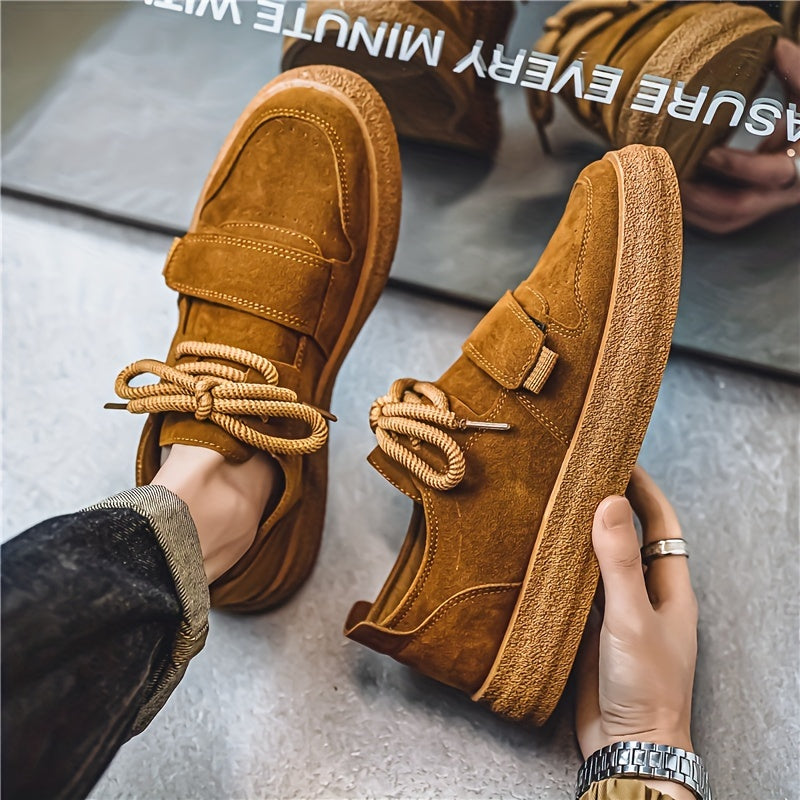 Men's versatile and comfortable anti-skateboard shoes for all seasons, leisure, work, business, outdoor, street sports, and personality.