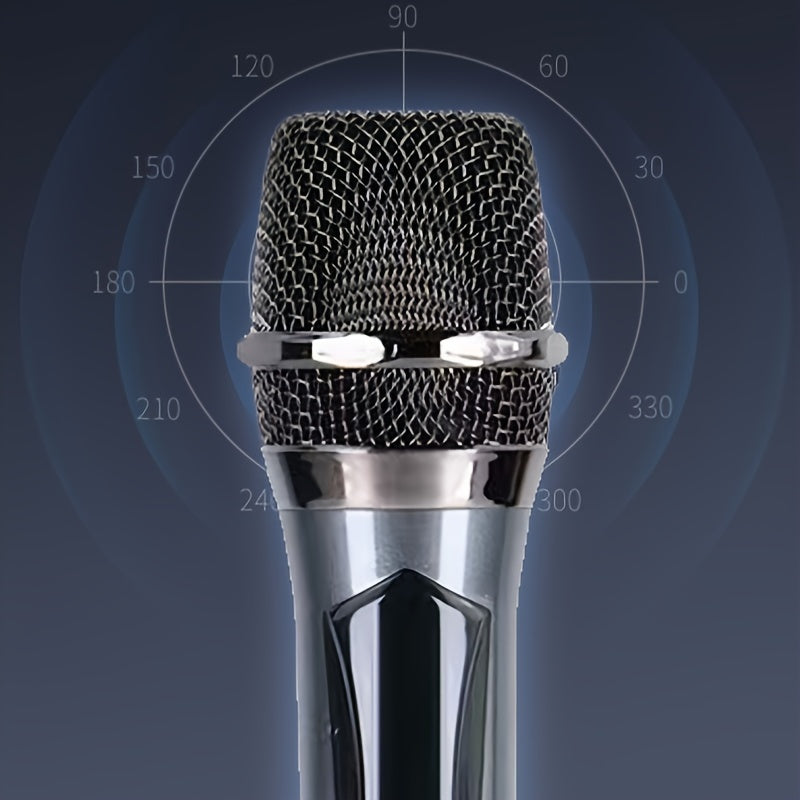 2-channel UHF wireless microphone for professional use in parties, karaoke, church events, meetings, and stage performances.