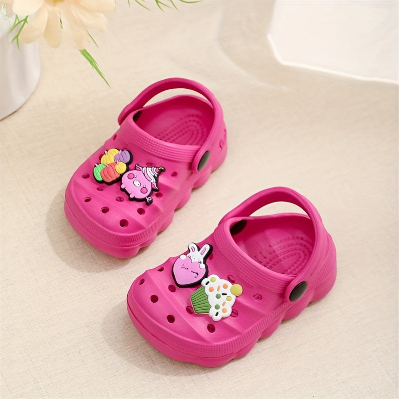 Children's Croc-style EVA slides: lightweight, durable, all-season sandals for ages 14 and under.