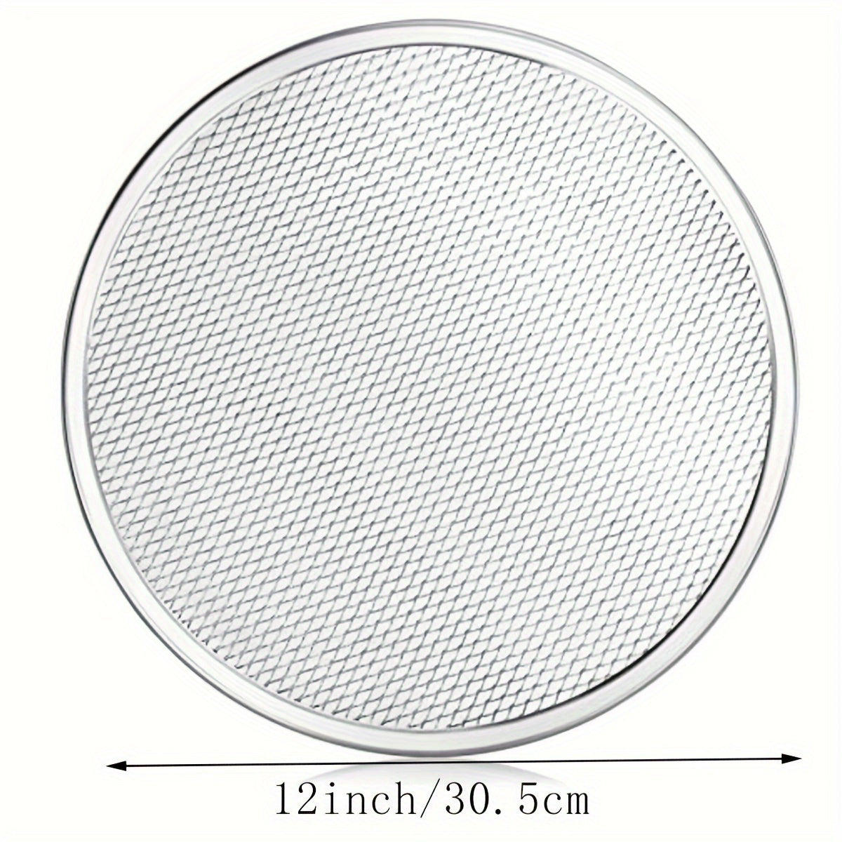 Получите алюминиевую пицца-форму в упаковке по размерам 25,4 см, 30,48 см и 35,56 см. Этот бесшовный экран для пиццы гарантирует идеальную корочку каждый раз!