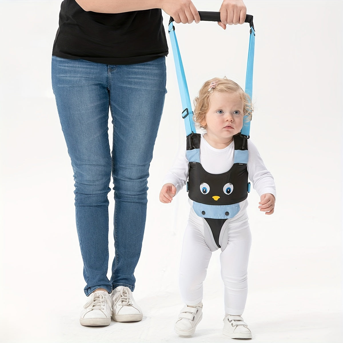 Children's Summer Learning Harness, Portable Learning Assistant Belt for Kids, Walking Safety Belt, Walking Trainer Tool to Help Kids Learn to Walk, Walking Support Tool for Kids aged 7-24 Months, Ideal for Summer Learning Activities