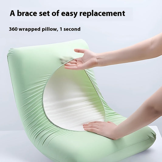 Soft, disposable travel pillow covers in a set of 2-4. These covers are made of non-woven material that resists dirt and can be hand-washed. Perfect for hotels, business travel, and outdoor camping, they come in solid colors.