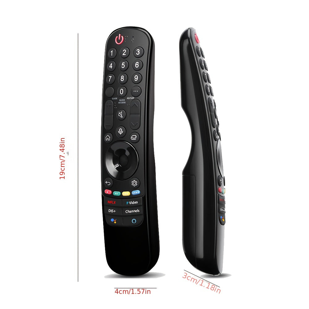 MR21GA Remote Control AKB76036202 is the replacement for LG AI ThinQ 4K Smart TV models 55UP75006, NANO8, NANO75, CX, G1, and A1, without voice and pointer functions.